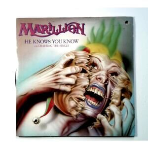Marillion – He Knows You Know Vinyl 7" Record 1983 UK Prog Progressive Art Rock